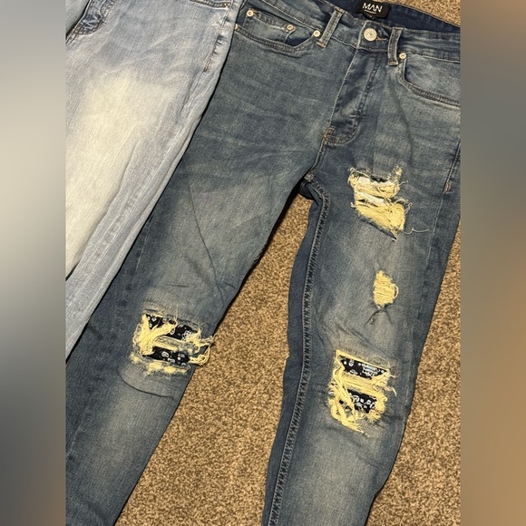 Mens Skinny Jeans BULK ALL ARE 30W - Picture 3 of 6